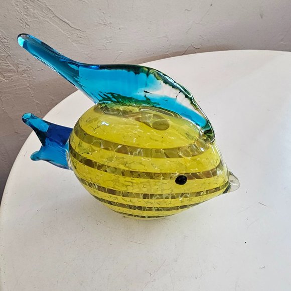 Multicolored Glass display angle fish - Picture 2 of 3